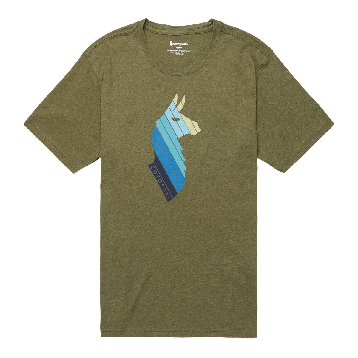 Cotopaxi Men's Llama Stripes Organic T Shirt