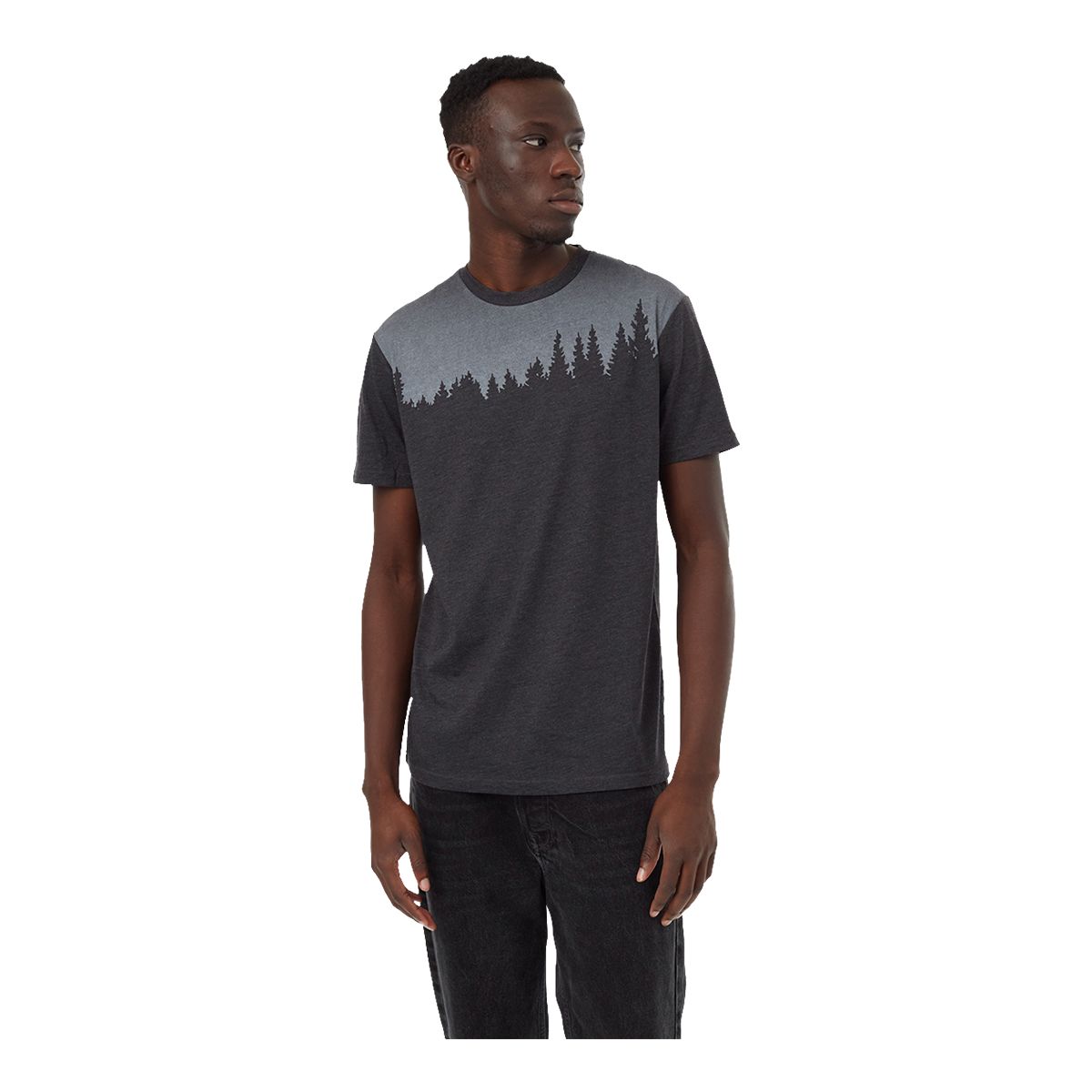 TENTREE Winter Sasquatch Long Sleeve T-Shirt - Men's Black (Size: S)