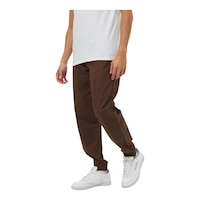 Tentree Men's Twill Classic Jogger Pants Front_Three_Fourths_Angled_Left