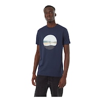 Tentree Men's Artist Portal Graphic T Shirt Front_Angled_Left