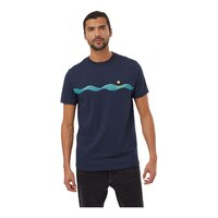 tentree Men's Artist Waves T shirt Front_Flat