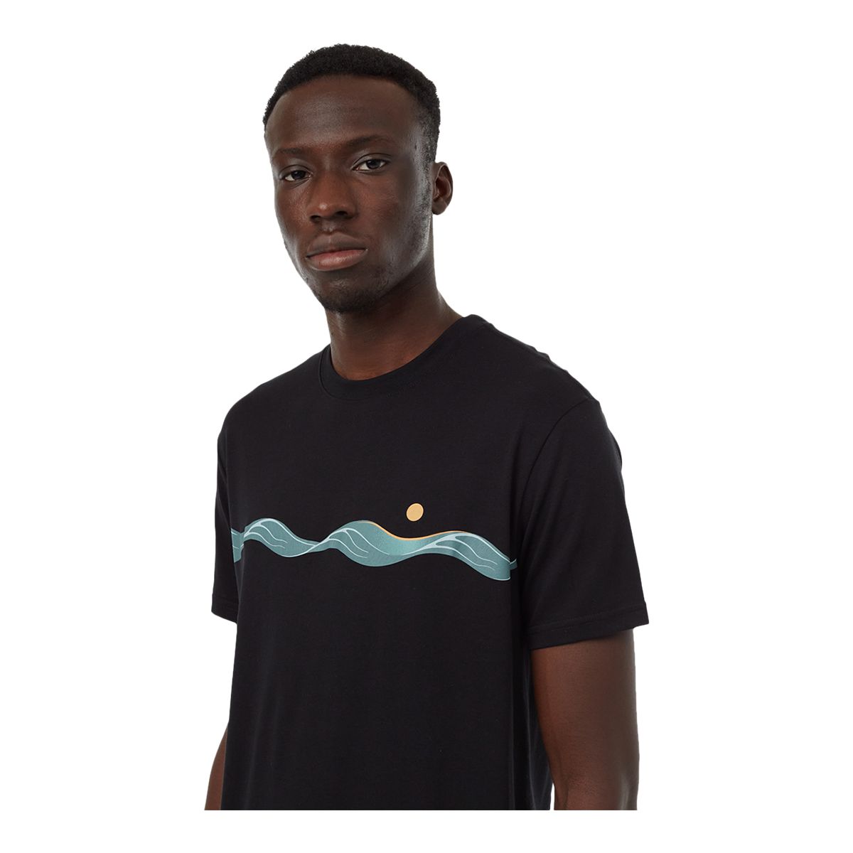 Tentree Men's Artist Waves Graphic T Shirt