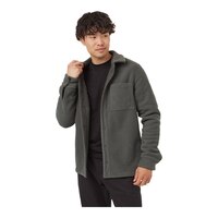 Tentree Men's Reversible Recycled Boucle Shacket Front_Angled_Left