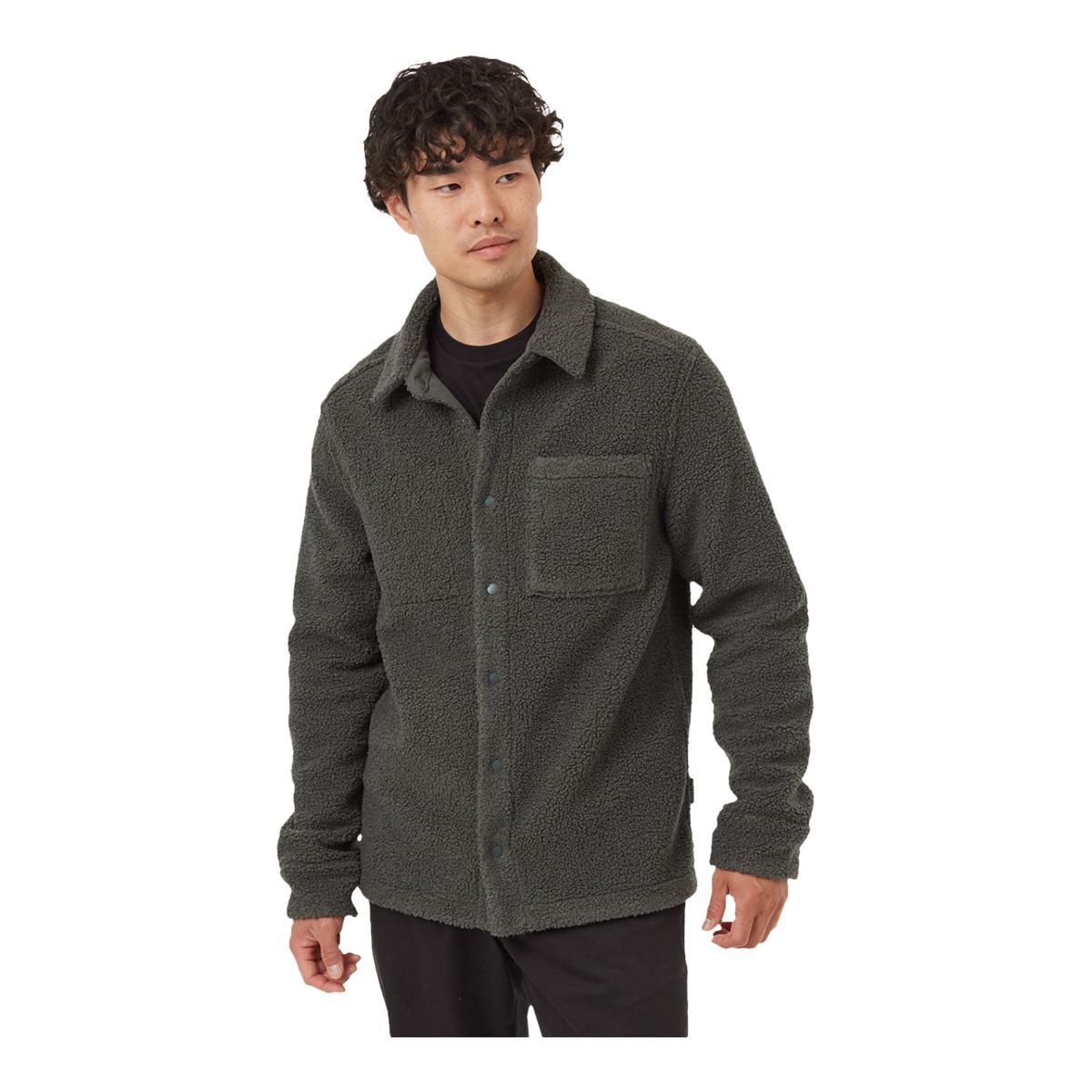 Image of Tentree Men's Reversible Recycled Boucle Shacket
