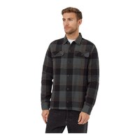 Tentree Men's Flannel Jacket Front_Angled_Left