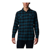 Columbia Men's Flare Gun™ Stretch Flannel Shirt Front_Flat