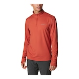 Columbia Men's Tech Trail™ Quarter Zip Long Sleeve Top Front_Angled_Left