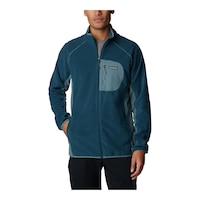 Columbia Men's Outdoor Tracks™ Full-Zip Top Front_Flat