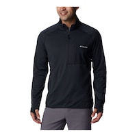 Columbia Men's Triple Canyon™ 1/2 Zip Top Front_Flat