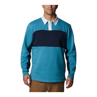 Columbia Men's Trek™ Rugby Long Sleeve Shirt Front_Flat