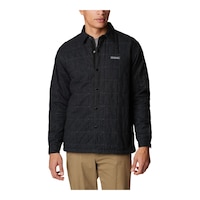 Columbia Men's Landroamer Quilted Shirt Jacket Front_Flat