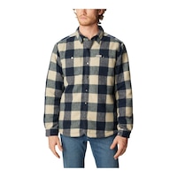 Columbia Men's Windward Sherpa Lined  Shacket Front_Flat