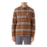 O'Neill Men's Redmond Stretch Flannel Shirt Front_Flat