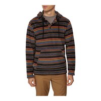 O'Neill Men's Newman Superfleece Hoodie Poncho Front_Flat