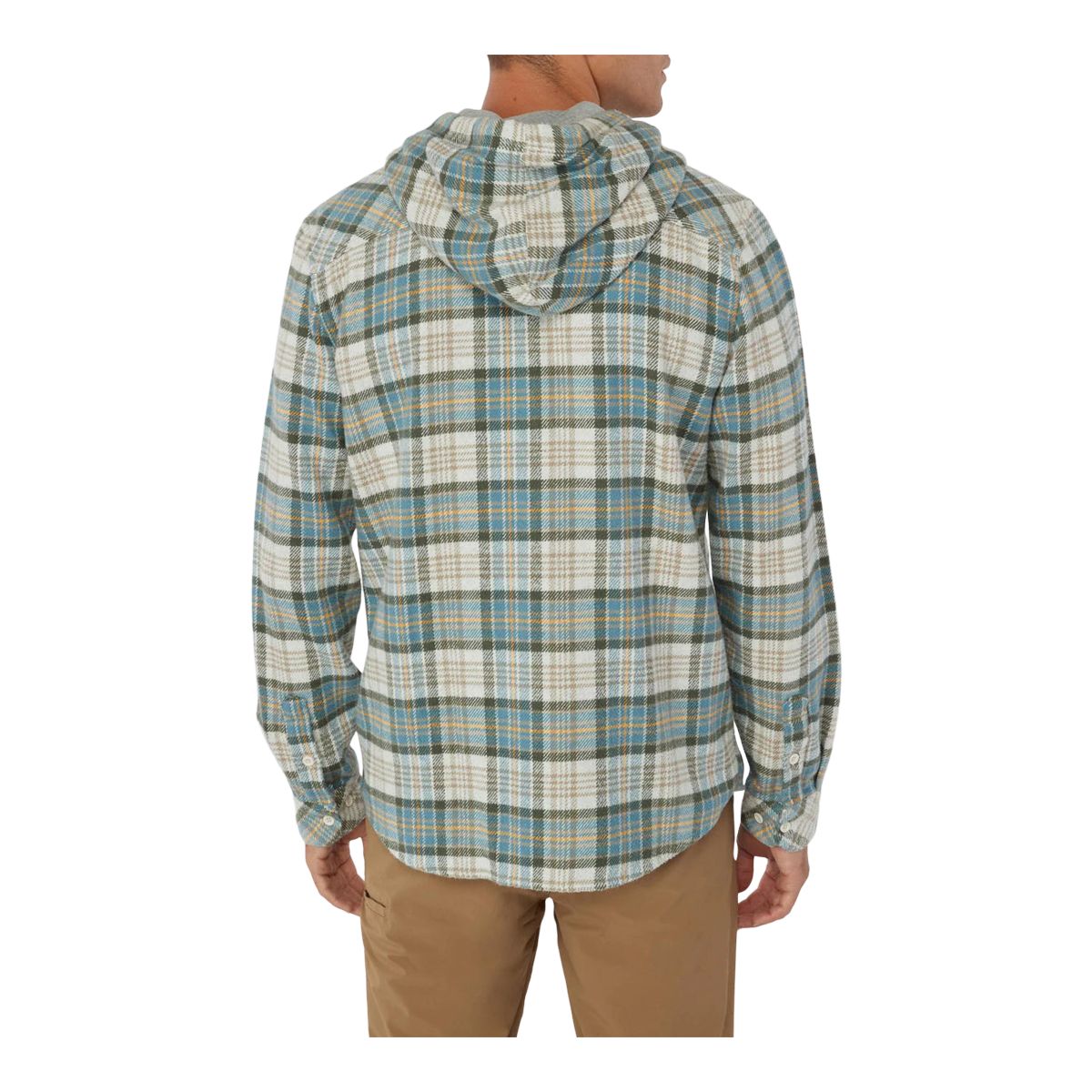 O'Neill Men's Clayton Hooded Flannel Shirt