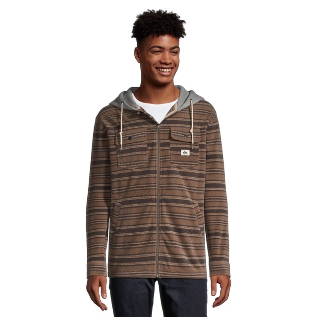 Quiksilver Men's Super Swell Flannel Hoodie