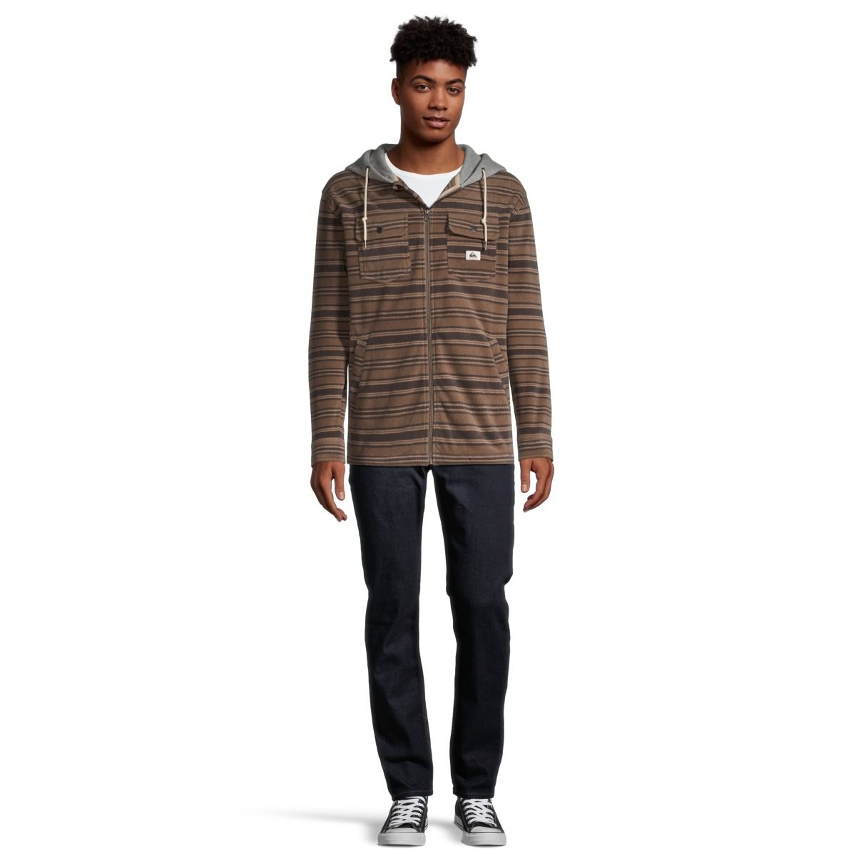 Quiksilver Men's Super Swell Flannel Hoodie