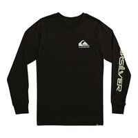 Quiksilver Men's Omni Logo Long Sleeve T Shirt Front_Flat