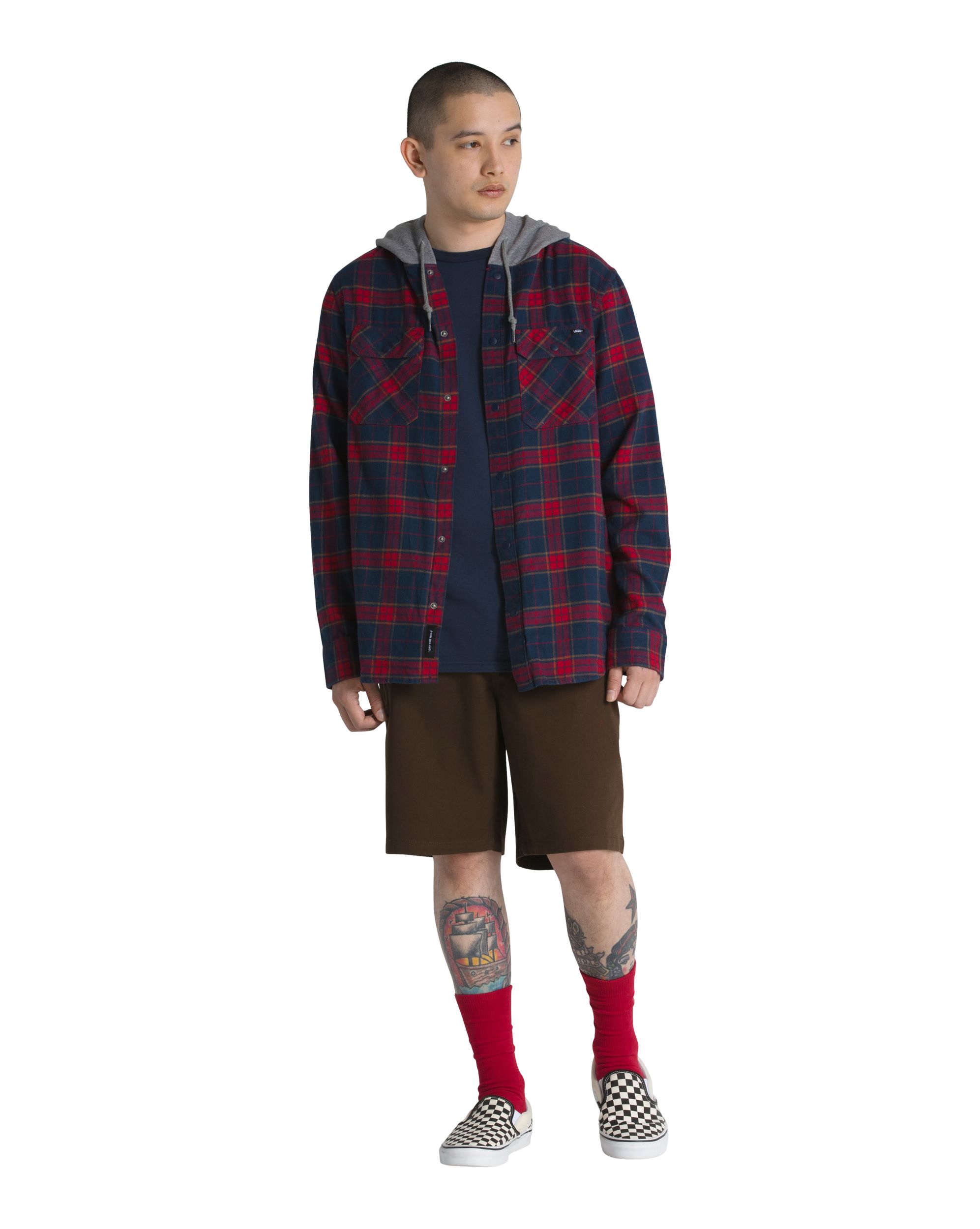 Vans Men's Parkway II Hooded Flannel Shirt
