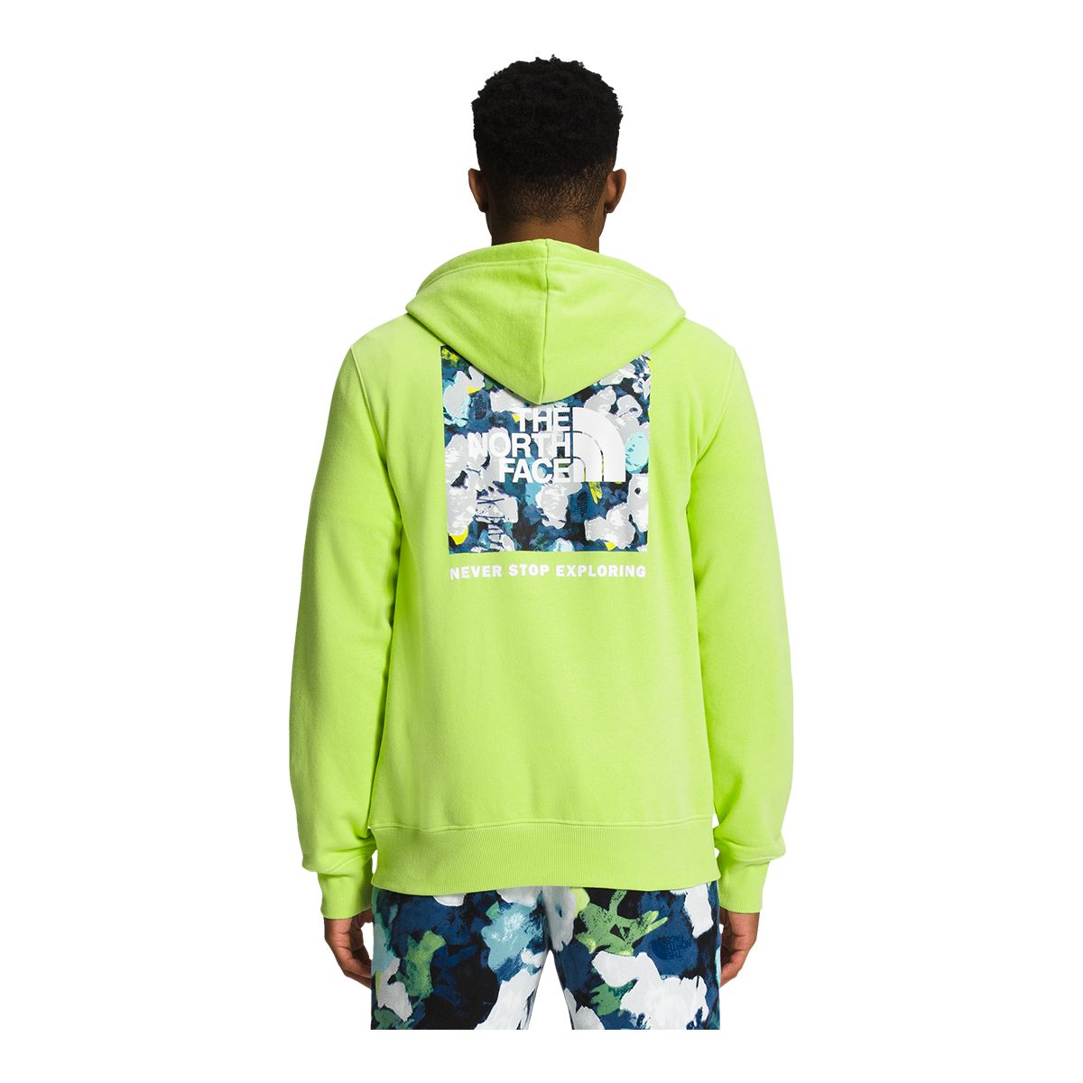 The North Face Box NSE Pullover Hoodie for Men in Green