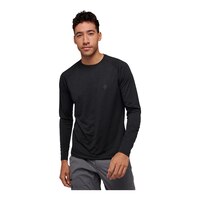 Black Diamond Men's Lightwire Long Sleeve Tech Tee Front_Angled_Left