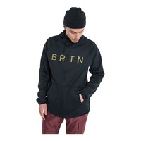 Burton Men's Crown Weatherproof Full Zip Hoodie Front_Flat