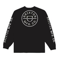 Brixton Men's Crest T-Shirt Back_Flat
