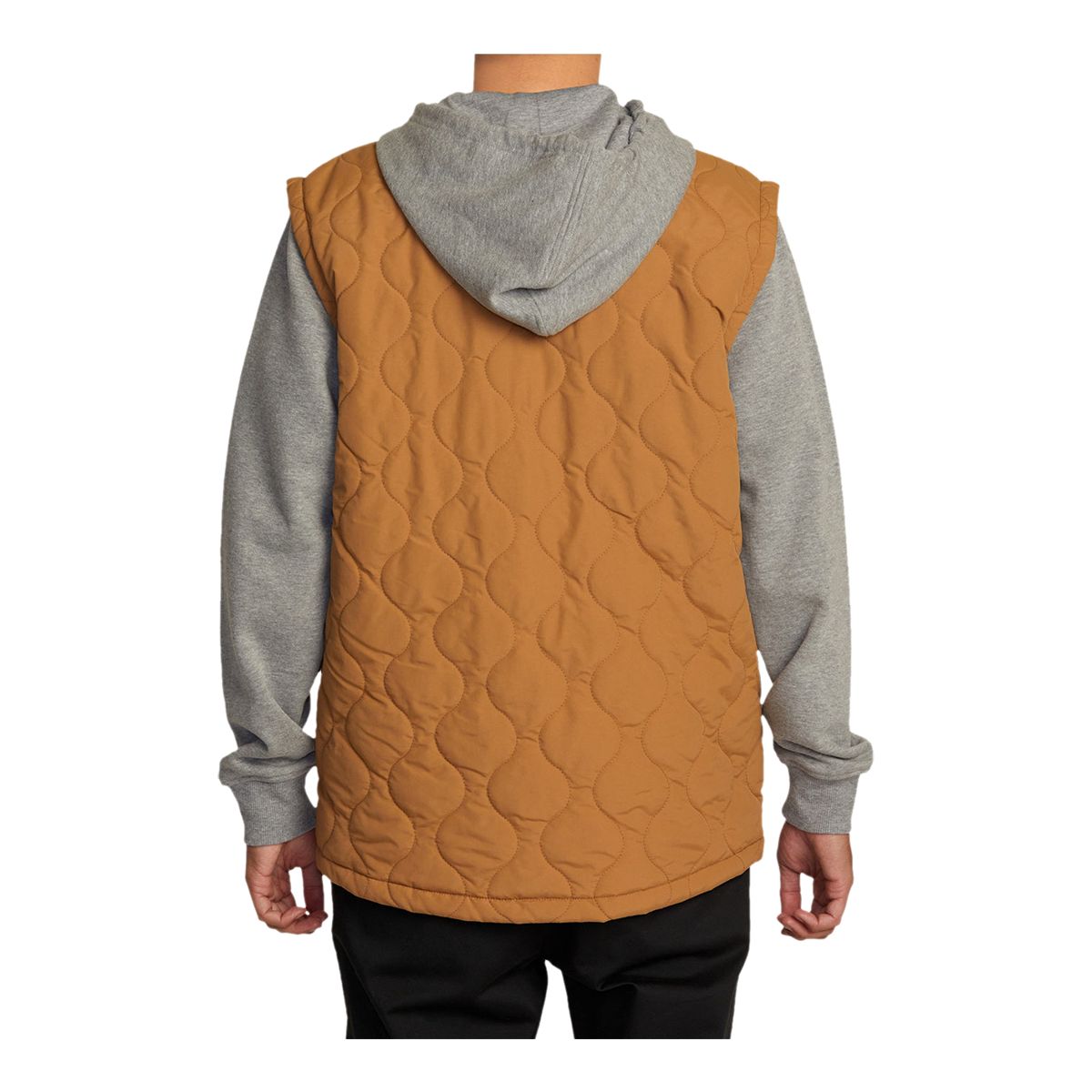 RVCA Men's Grant Puffer Full Zip Hoodie