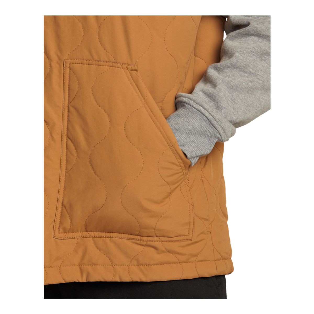 RVCA Men's Grant Puffer Full Zip Hoodie