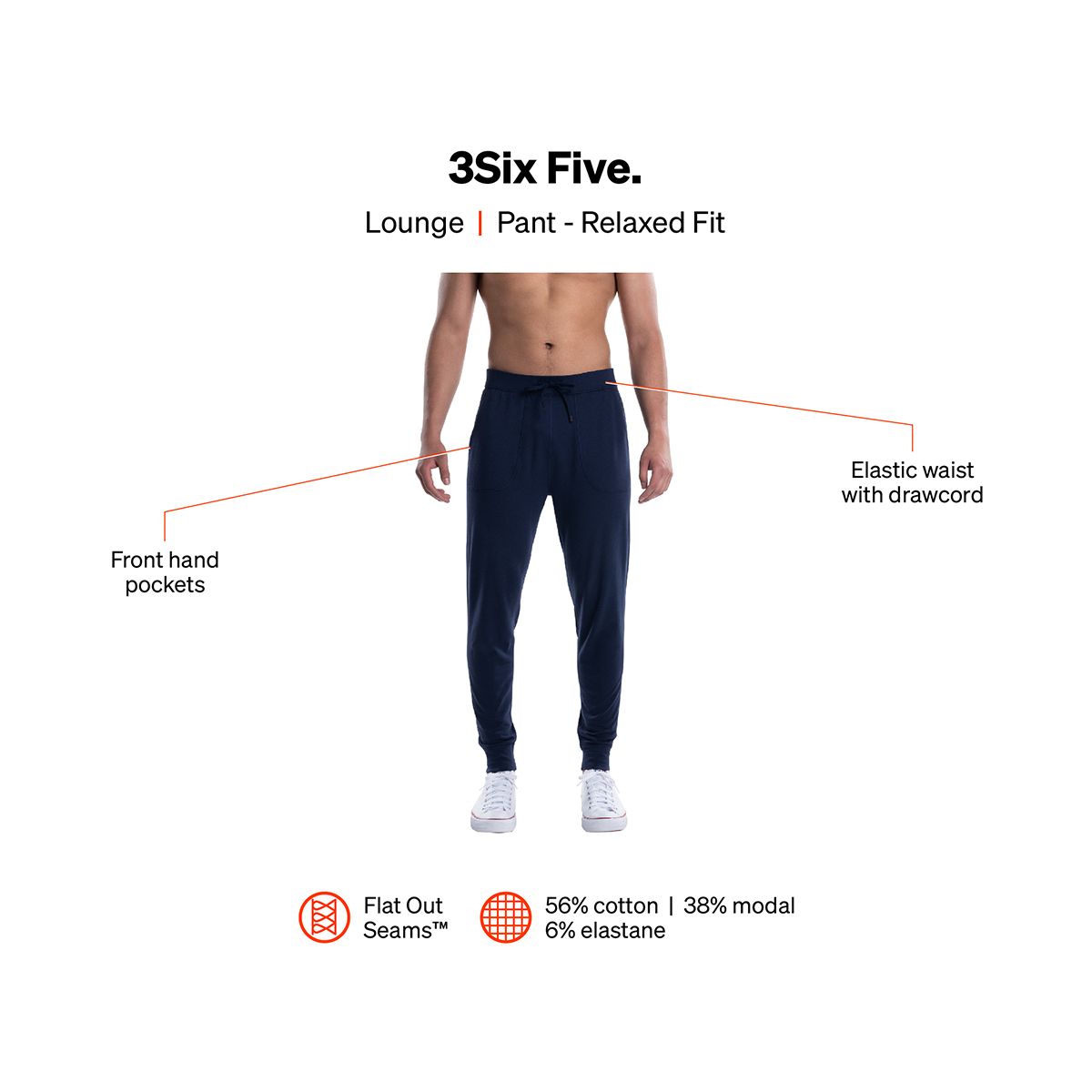SAXX Men's 3Six Five Lounge Pants