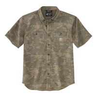 Carhartt Men's Rugged Flex Canvas T Shirt Front_Flat