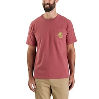 Carhartt Men's Heritage Graphic T Shirt Front_Flat