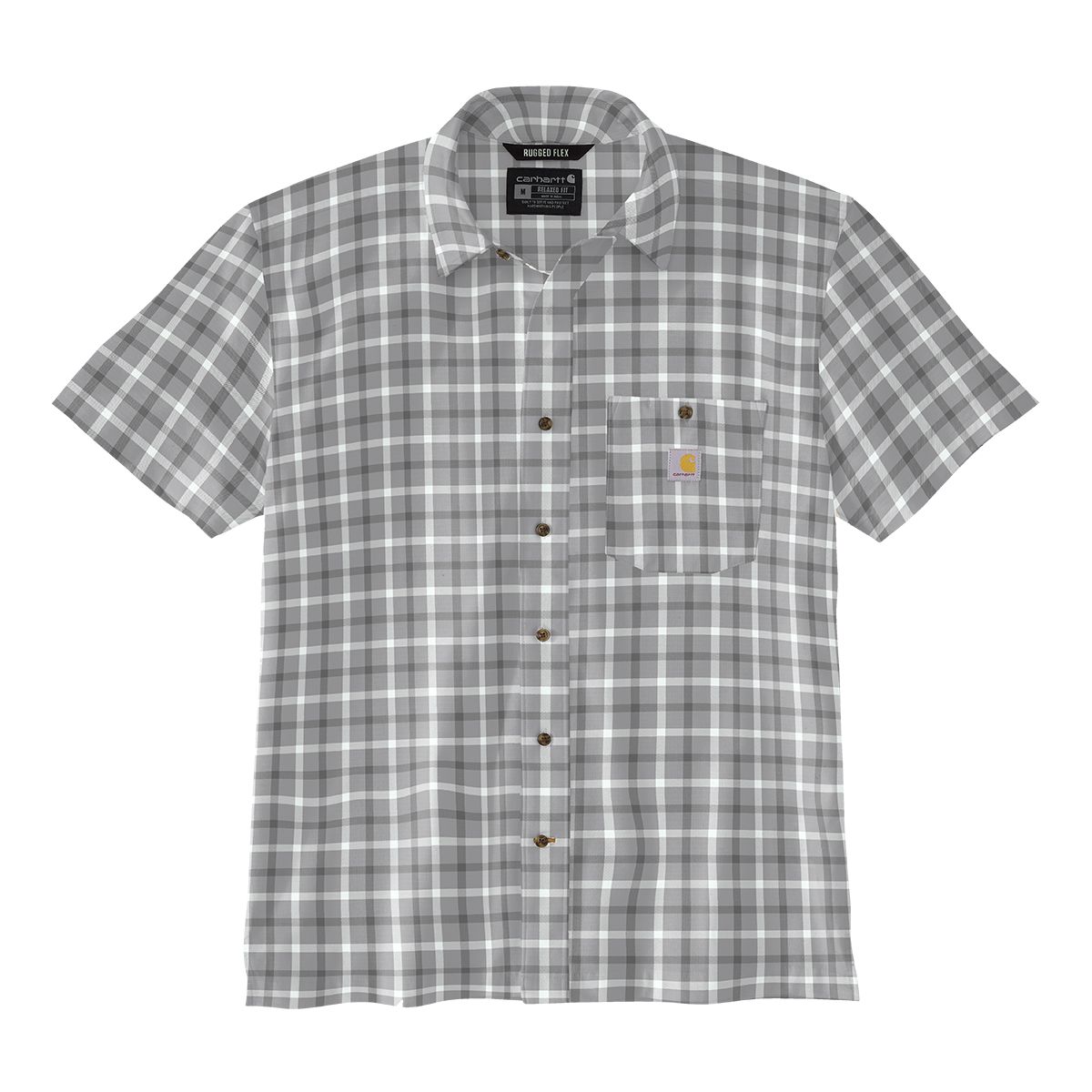 Carhartt Men's Force Sun Defender Plaid T Shirt