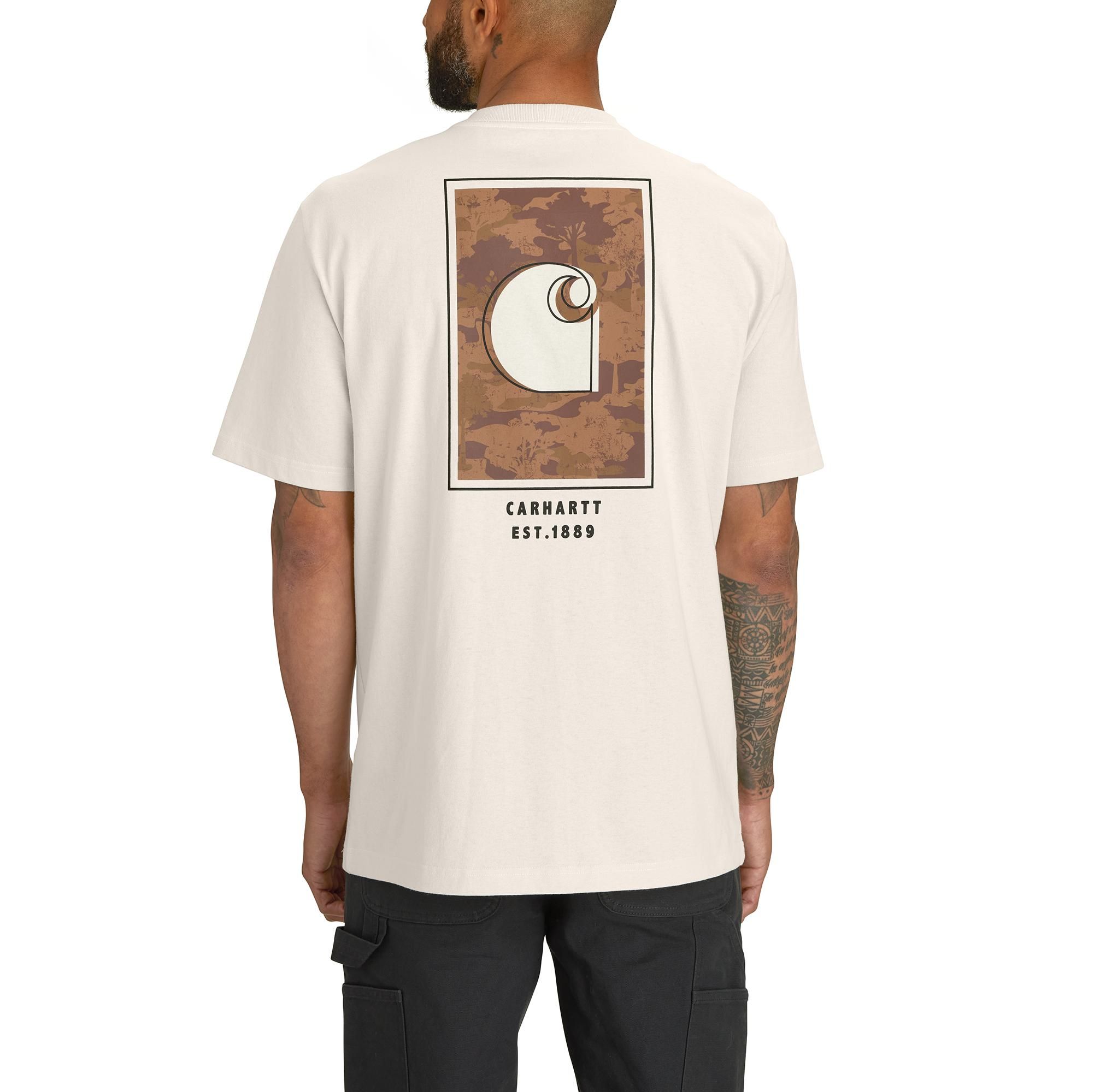 Carhartt Men's Heavyweight Camo Graphic T Shirt