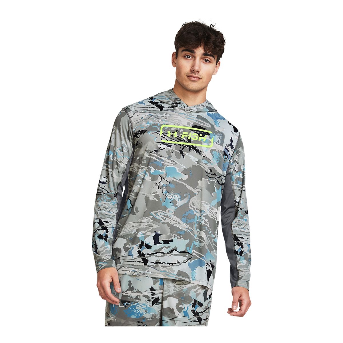 Under Armour Men's Iso-Chill Shorebreak Camo UPF Hoodie