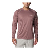 Columbia Men's Fork Stream™ Heather UPF Long Sleeve Shirt Front_Flat
