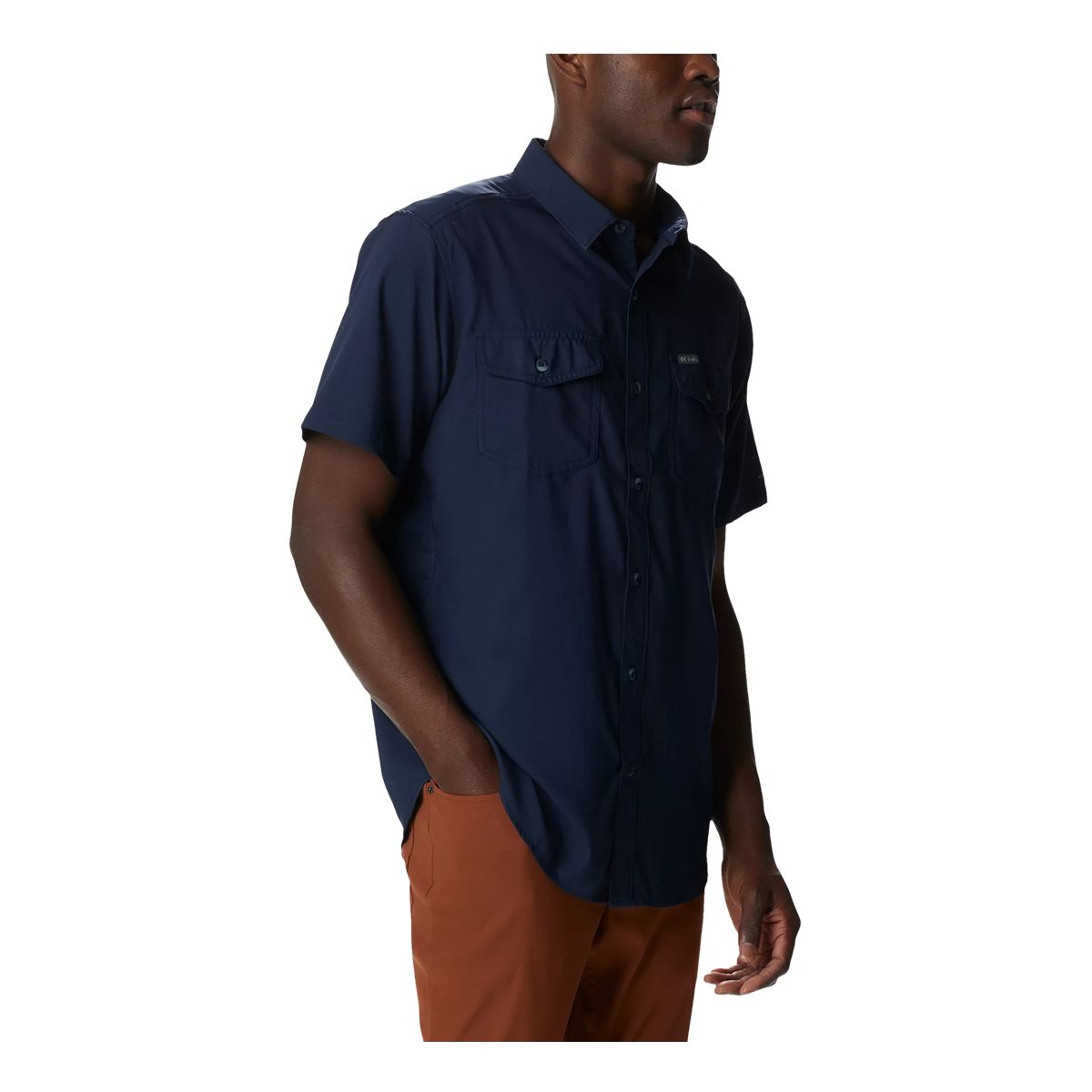 Columbia Men's Omni-Shade Omni-Wick Button-Up Shirt - Short Sleeve, UPF 40 Sun Protection