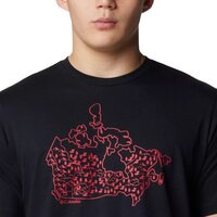 Columbia Men's Rockaway River Canada T Shirt CloseUp