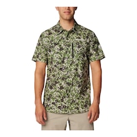 Columbia Men's Titanium Summit Valley™ Woven T Shirt Front_Flat