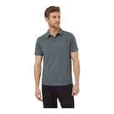 Tentree Men's TreeBlend Astir Polo T Shirt Front_Angled_Left