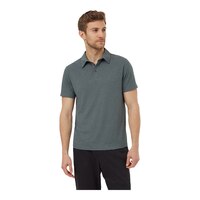Tentree Men's TreeBlend Astir Polo T Shirt Front_Angled_Left