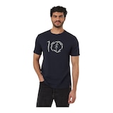 Tentree Men's Artist Series Leaf Ten T Shirt Front_Angled_Left