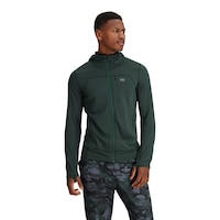 Outdoor Research Men's Vigor Grid Full Zip Hoodie Front_Flat