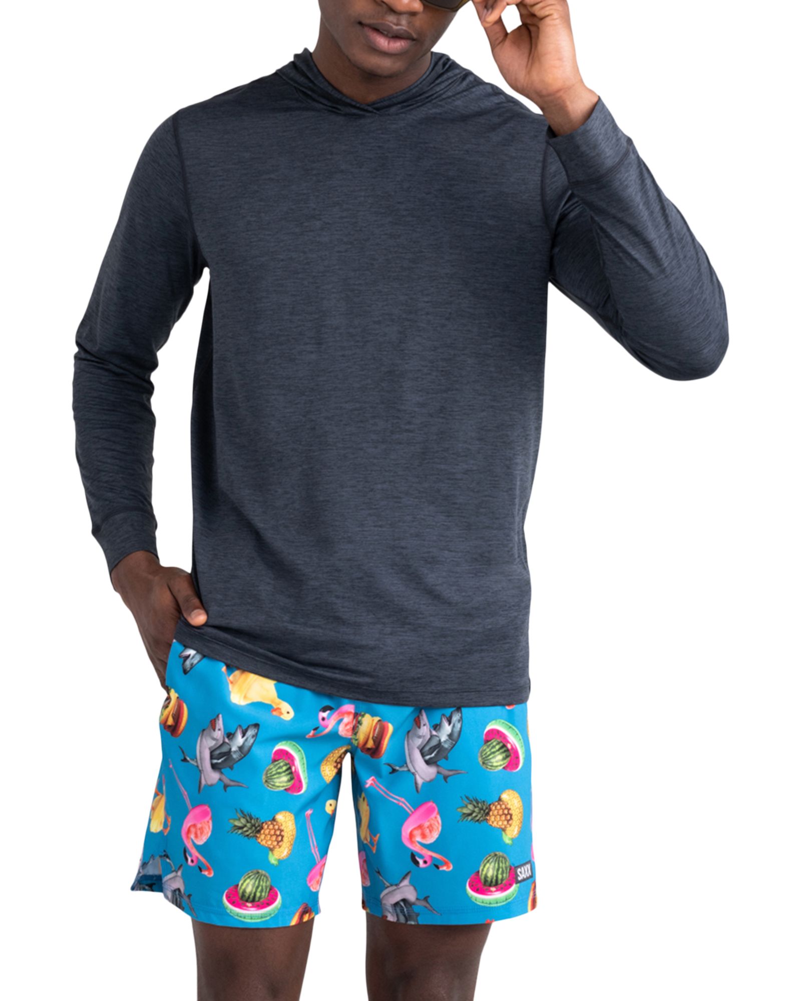 SAXX Men's DropTemp UPF 50 Pullover Hoodie