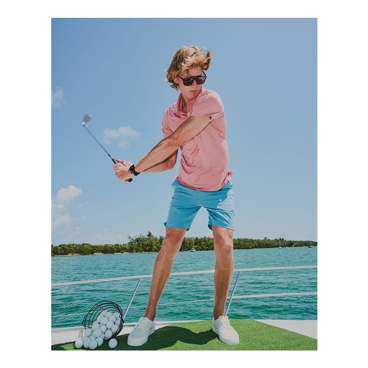 Saxx Men's Go To Town 8 Inch Hybrid Shorts