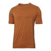 SAXX Men's DropTemp Cooling Cotton T Shirt Front_Angled_Left