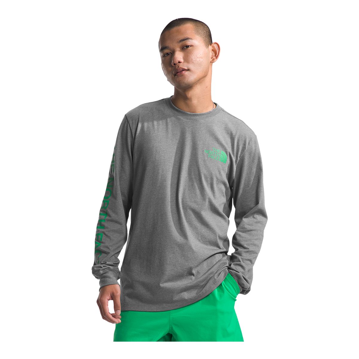 Image of The North Face Men's Sleeve Hit Graphic Long Sleeve T Shirt