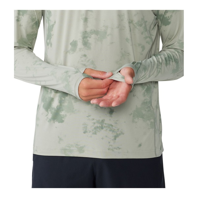 Haut Mountain Hardwear Crater Lake Manches Longues UPF50 - Femme - Blanc (Fogbank) - Taille S