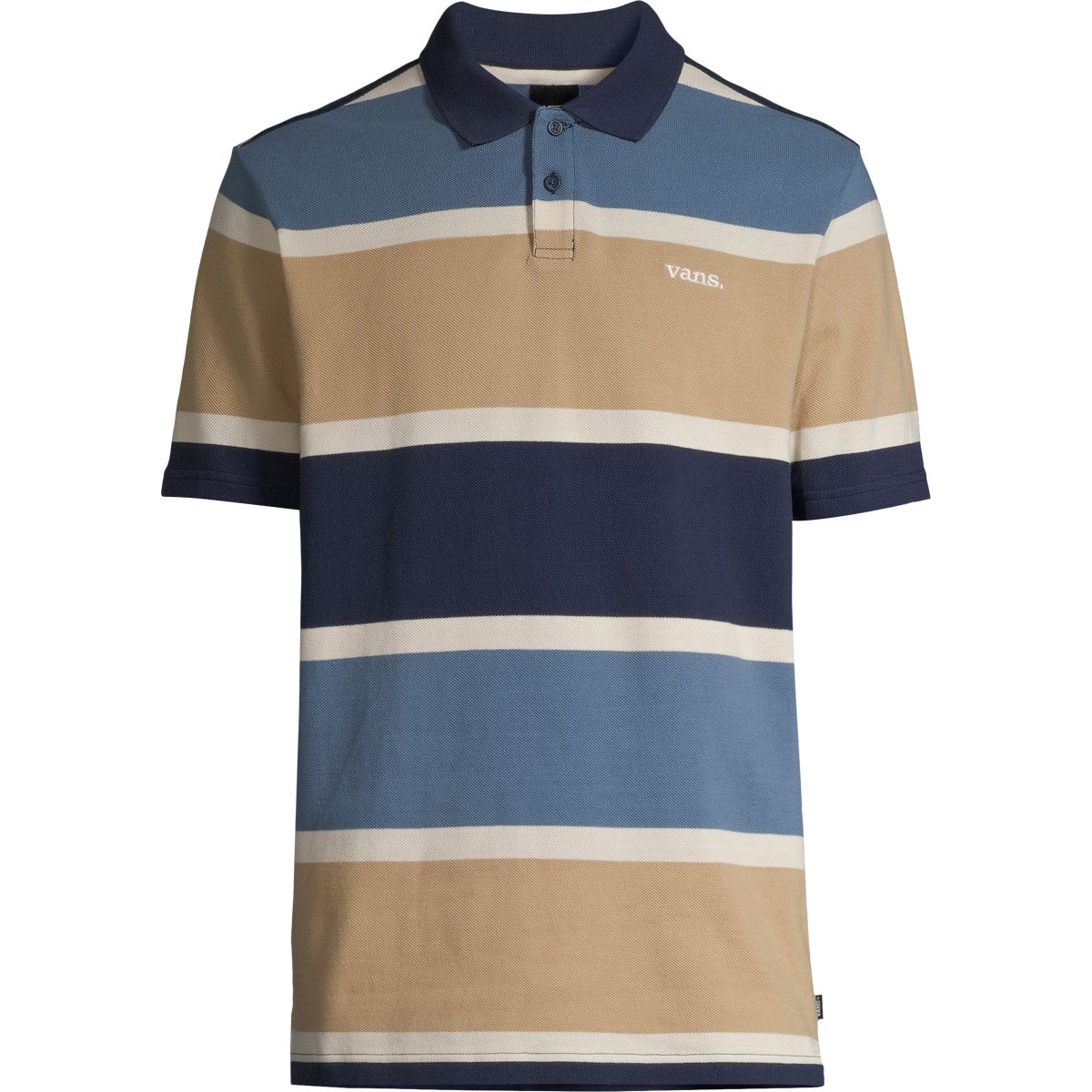 Vans Men's Halicrest Stripe Polo T Shirt
