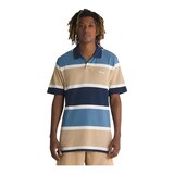 Vans Men's Halicrest Stripe Polo T Shirt Front_Flat